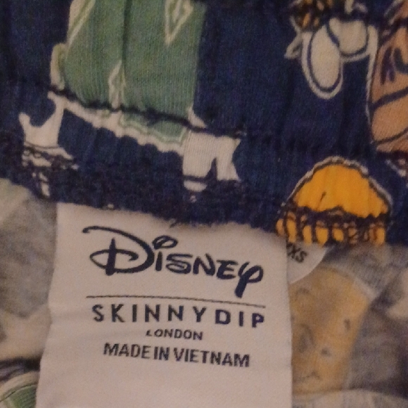 NWT Disney Blue Winnie the Pooh Lounge Pajama Pants Womens XXS - Picture 4 of 6